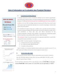 (2026-02) Information Note on the Petroleum Products Situation, February 2026