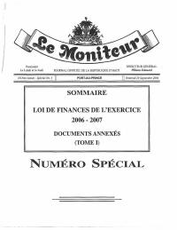 (FY2006-2007) Annexes to the General Budget