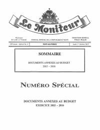 (2015-10) Explanatory Note on the FY2015-2016 Budget