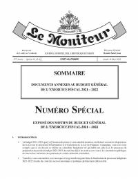 (FY2021-2022) Annexes to the General Budget