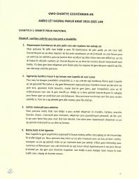 (2024-01) Annex to the 2024-2025 Budget Framework Letter: Government's Major Undertakings (Kreyol)