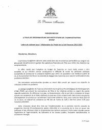 (2014-05) Budget framework circular for the 2014-2015 draft budget law