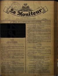 (1971-05-26) Lwa ki ogmante prelèvman sou salè pou finanse Kès Asistans Sosyal la, ansanm ak yon lwa kredi siplemantè pou Direksyon Enspeksyon ak Direksyon Jeneral Ministè Finans lan
