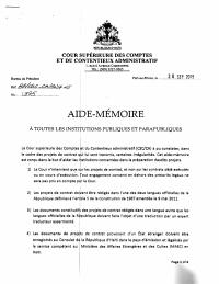 (2015) Èd-memwa pou tout enstitisyon piblik ak parapiblik yo sou pwojè kontra piblik