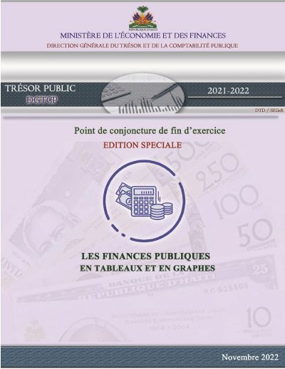 Pwen konjonkti fen ane fiskal, edisyon espesyal: finans piblik yo an tablo ak grafik, 2021-2022 (DGTCP)