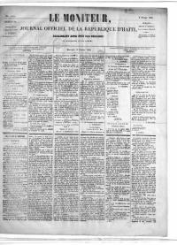 (FY1868) Bidjè jeneral ekzèsis 1868 (Jounal Ofisyèl, No 117, 5 fevriye 1868)