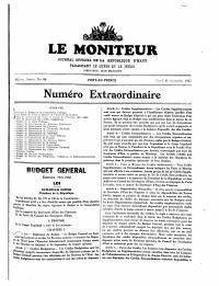 (FY1948) Bidjè jeneral ekzèsis 1947-1948 (Le Moniteur, No 86, 30 septanm 1947, nimewo espesyal)