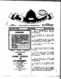 (1986-09) General Budget of the Republic of Haiti, Fiscal Year 1986-1987