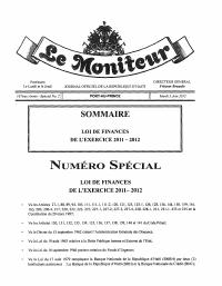 (2012-06) General Budget of the Republic of Haiti, Fiscal Year 2011-2012