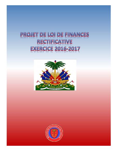 Draft amended finance law for FY 2016-2017 (Projet de loi de finances rectificative), June 2017 version