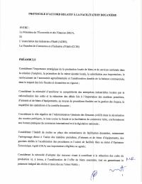 (2026) Pwotokòl dakò sou fasilitasyon dwàn ant MEF, ADIH ak CCIH