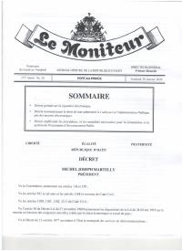 (2016-01) Decree establishing procedures for public financial management (6 Jan 2016)