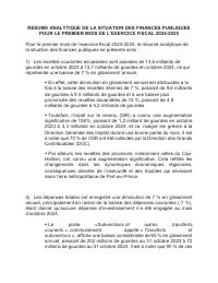 (FY2024-2025, Oct) Collected Revenues and Authorized Expenditures (TEREDA) — Analytical Summary