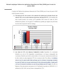 (2022-01) Analytical summary of the Table of State financial operations (TOFE), position at 31 January 2022