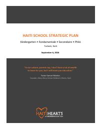 Haiti School Strategic Plan