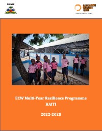 (2022) ECW Multi-Year Resilience Programme for Haiti 2022-2025
