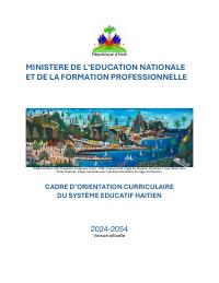 Cadre d'orientation curriculaire du système éducatif haïtien 2024-2054