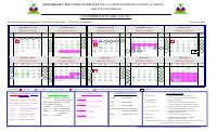 School Calendar 2014-2015