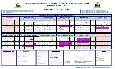 School Calendar 2025-2026