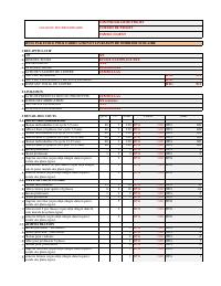 (2018) Standard Bill of Quantities Template for School Furniture