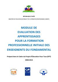 Module for the Accelerated Initial Training of Primary Teachers: Assessment of Learning