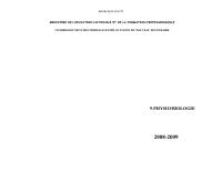 Detailed Syllabus for Biology, 2nd Year of the New Secondary