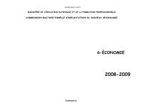 Detailed Syllabus for Economics, 2nd Year of the New Secondary