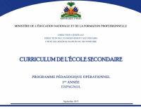 Detailed Syllabus for Spanish, 1st Year of the New Secondary