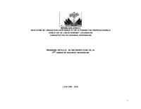 Detailed Syllabus for Mathematics, 3rd Year of the New Secondary