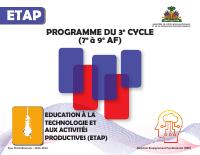 Programme du 3e cycle de l'enseignement fondamental : Option ETAP