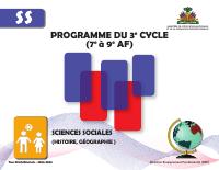 Programme du 3e cycle de l'enseignement fondamental : Sciences sociales (histoire, géographie)