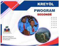 Pwogram Remanye Ansèyman Segondè: Kreyòl