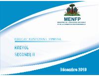 (2019-12) Minimum Competencies Programme: Haitian Creole, Secondary II