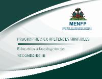 (2019-12) Minimum Competencies Programme: Citizenship Education, Secondary III