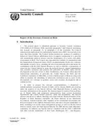 (2004) Rapò Sekretè Jeneral la sou Ayiti (S/2004/300)