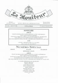 (2025-09) Le Moniteur, 180yèm Ane Espesyal N° 58-D, 19 septanm 2025: arete ki fikse modalite aplikasyon lwa 14 fevriye 2017 sou siyati elektwonik la, jan dekrè 20 out 2025 la modifye l
