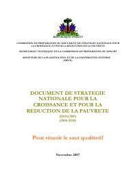 (2008-2010) National Strategy Document for Growth and Poverty Reduction (DSNCRP)