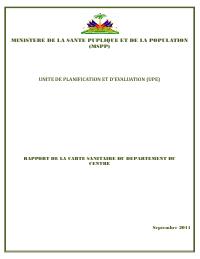 Rapport de la carte sanitaire du département du Centre