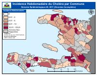 (2011-11-19) Weekly Cholera Incidence by Commune, Epidemiological Week 46, 2011