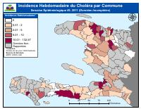 (2011-12-10) Weekly Cholera Incidence by Commune, Epidemiological Week 49, 2011