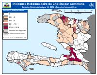 (2012-04-07) Weekly Cholera Incidence by Commune, Epidemiological Week 14, 2012