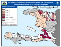 (2012-05-05) Weekly Cholera Incidence by Commune, Epidemiological Week 18, 2012