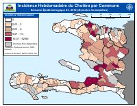 (2012-06-09) Weekly Cholera Incidence by Commune, Epidemiological Week 23, 2012