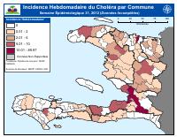 (2012-08-04) Weekly Cholera Incidence by Commune, Epidemiological Week 31, 2012