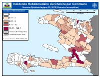 (2012-08-11) Weekly Cholera Incidence by Commune, Epidemiological Week 32, 2012