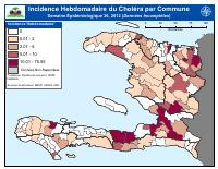 (2012-09-08) Weekly Cholera Incidence by Commune, Epidemiological Week 36, 2012