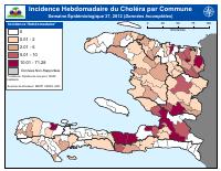 (2012-09-15) Weekly Cholera Incidence by Commune, Epidemiological Week 37, 2012