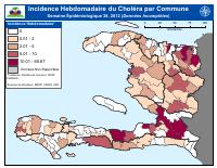 (2012-09-22) Weekly Cholera Incidence by Commune, Epidemiological Week 38, 2012