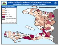 (2012-09-29) Weekly Cholera Incidence by Commune, Epidemiological Week 39, 2012