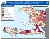 (2012-10-06) Weekly Cholera Incidence by Commune, Epidemiological Week 40, 2012